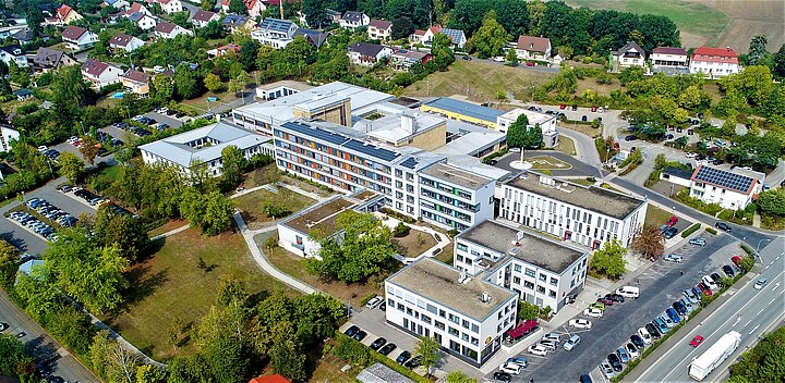 Luftbild Haßberg Kliniken, Haßfurt 